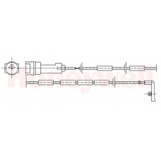 581346 BENDIX Сигнализатор, износ тормозных колодок