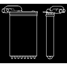 223V10 J. DEUS Теплообменник, отопление салона