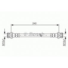 1 987 481 553 BOSCH Тормозной шланг