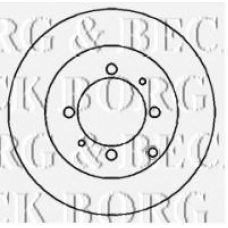 BBD4197 BORG & BECK Тормозной диск