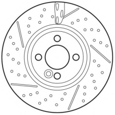 562745BC BENDIX Тормозной диск