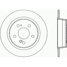 BDA1300.10 OPEN PARTS Тормозной диск