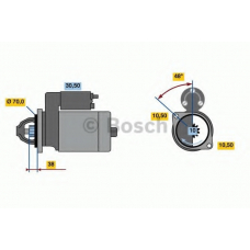 0 001 109 377 BOSCH Стартер