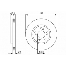 0 986 479 365 BOSCH Тормозной диск