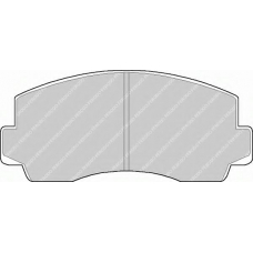FDB170 FERODO Комплект тормозных колодок, дисковый тормоз