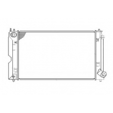 53421 NRF Радиатор, охлаждение двигателя