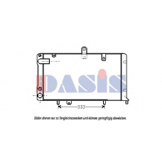 300013N AKS DASIS Радиатор, охлаждение двигателя