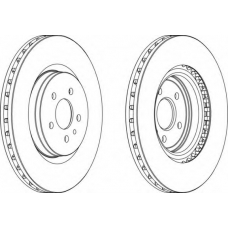 DDF1001-1 FERODO Тормозной диск