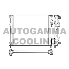 103195 AUTOGAMMA Радиатор, охлаждение двигателя