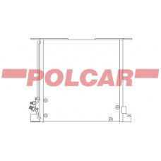 5012K81X POLCAR Skraplacze klimatyzacji