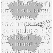 BBP1135 BORG & BECK Комплект тормозных колодок, дисковый тормоз
