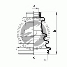 QJB112 QH Benelux Комплект пылника, приводной вал