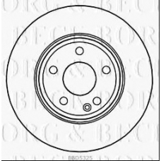 BBD5325 BORG & BECK Тормозной диск