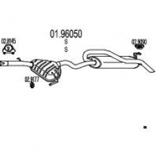 01.96050 MTS Глушитель выхлопных газов конечный