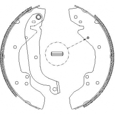 4056.01 REMSA Комплект тормозных колодок