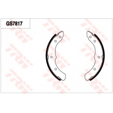 GS7817 TRW Комплект тормозных колодок
