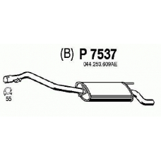 P7537 FENNO Глушитель выхлопных газов конечный