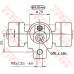 BWD138 TRW Колесный тормозной цилиндр