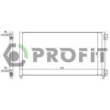 PR 2032C1 PROFIT Конденсатор, кондиционер