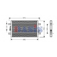 082390N AKS DASIS Конденсатор, кондиционер