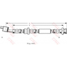 PHD487 TRW Тормозной шланг