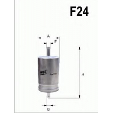 WF8169 QUINTON HAZELL Фильтр топливный