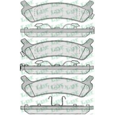 05P1039 LPR Комплект тормозных колодок, дисковый тормоз