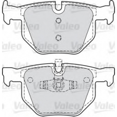 598885 VALEO Комплект тормозных колодок, дисковый тормоз