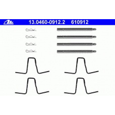 13.0460-0912.2 ATE Комплектующие, колодки дискового тормоза