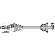 250020 GSP Приводной вал