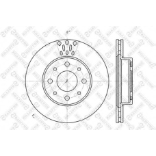 6020-2331V-SX STELLOX Тормозной диск