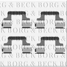 BBK1254 BORG & BECK Комплектующие, колодки дискового тормоза