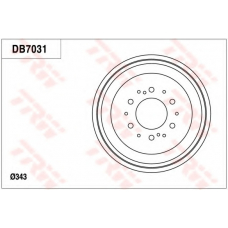 DB7031 TRW Тормозной барабан