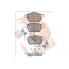 RB1331 R BRAKE Комплект тормозных колодок, дисковый тормоз