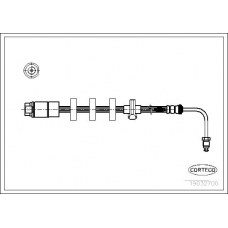 19032700 CORTECO Тормозной шланг