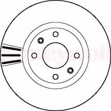 562129B BENDIX Тормозной диск