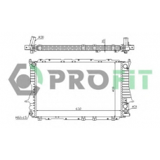 PR 0012A3 PROFIT Радиатор, охлаждение двигателя