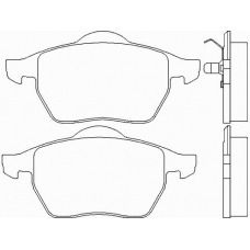 P 85 035 BREMBO Комплект тормозных колодок, дисковый тормоз