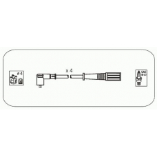 CPS15 JANMOR Комплект проводов зажигания