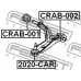 CRAB-002 FEBEST Подвеска, рычаг независимой подвески колеса