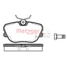 1170722 METZGER Комплект тормозных колодок, дисковый тормоз