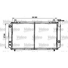 730405 VALEO Радиатор, охлаждение двигателя