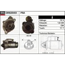 DRS3949 DELCO REMY Стартер