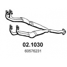 02.1030 ASSO Труба выхлопного газа