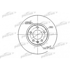 PBD2645 PATRON Тормозной диск