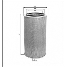 LX 231 KNECHT Воздушный фильтр