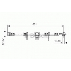 1 987 481 208 BOSCH Тормозной шланг