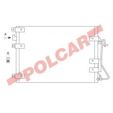 6015K82X POLCAR Skraplacze klimatyzacji