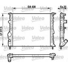 732389 VALEO Радиатор, охлаждение двигателя