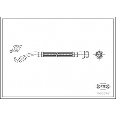 19032491 CORTECO Тормозной шланг